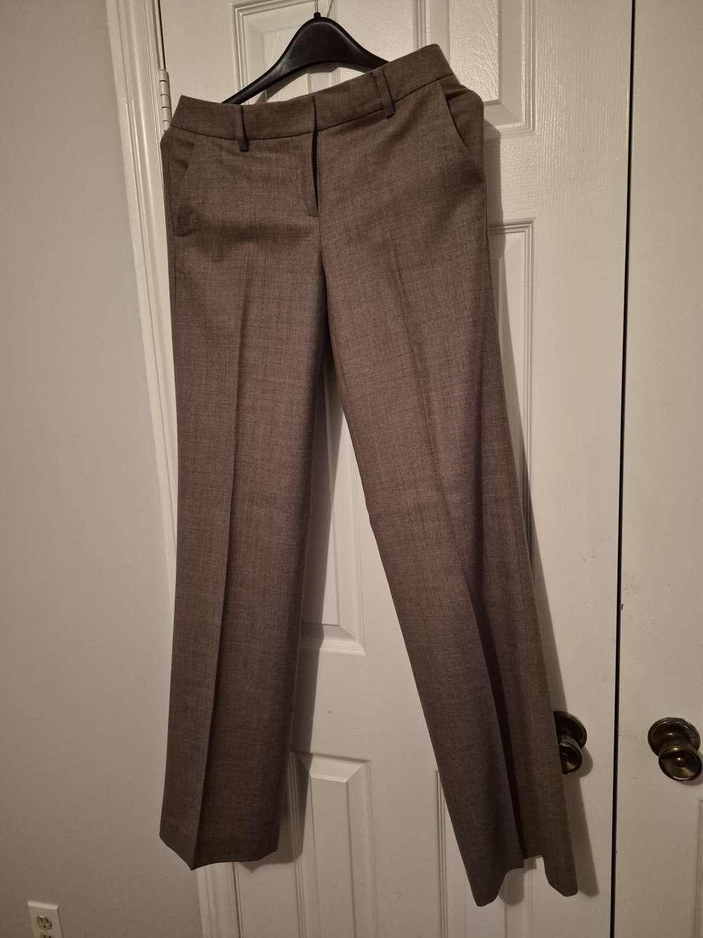 Club Monaco Beige Diane Wide Leg Dress Trousers